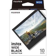 FUJIFILM チェキ インスタントフィルム　カラー instax WIDE BLACK（ブラック）1パック（10枚入）