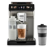 DeLonghi コーヒーメーカー エレッタ エクスプロア Wi-Fiモデル ECAM45086T [チタニウムグレー]