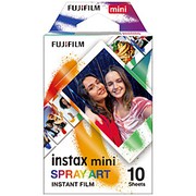 FUJIFILM チェキ フィルム instax mini SPRAY ART 1パック（10枚入）