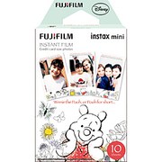 FUJIFILM チェキ フィルム instax mini 絵柄入りフレーム 「くまのプーさん」 1パック（10枚入）