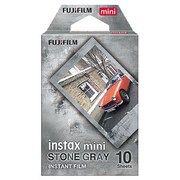 FUJIFILM チェキ インスタントフィルム カラー instax mini STONE GRAY(ストーングレー) 1パック（10枚入）