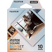FUJIFILM チェキ　インスタントフィルム　カラー instax SQUARE SUNSET（サンセット） 1パック（10枚入）
