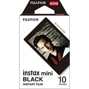 FUJIFILM チェキ フィルム instax mini用フィルム 「ブラック」 1パック（10枚入）