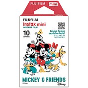 FUJIFILM チェキ インスタントフィルム カラー instax mini ミッキー＆フレンズ2  1パック(10枚入)