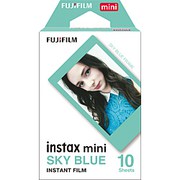 フジフイルム インスタントカラーフイルム instax mini スカイブルー 10枚入