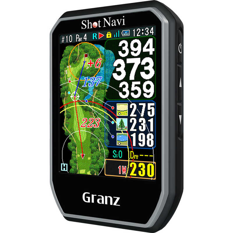 ゴルフ用GPSナビ Shot Navi Granz [ブラック]