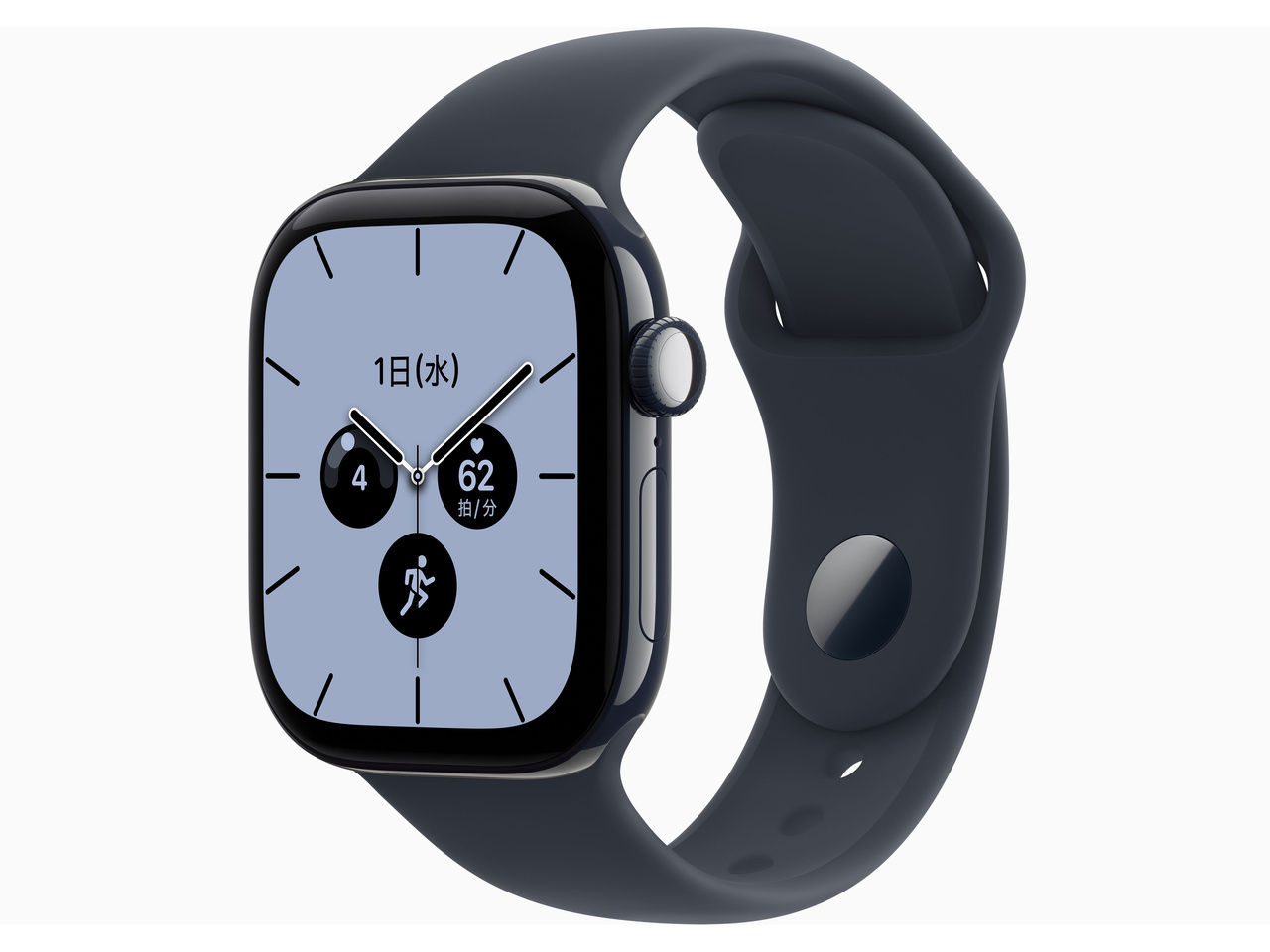 Apple Watch Series 12（GPS ＋ Cellularモデル）- 42mm MJH04X/A ナイトブルーセラミックケースとネイビーブルースポーツバンド-M/L