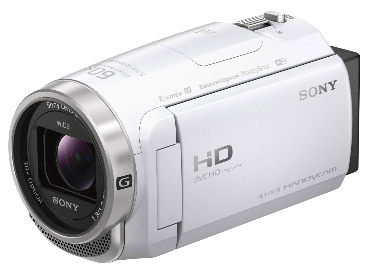 ビデオカメラ HDR-CX680 (W) [ホワイト]