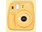 インスタントカメラ instax mini 8+ チェキ 純正ショルダーストラップ付 [ハニー]