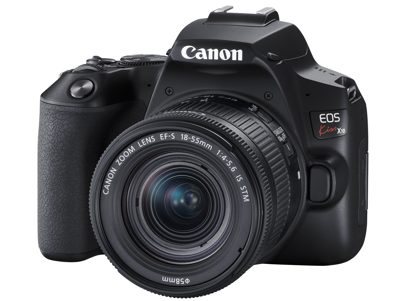 デジタル一眼カメラ EOS Kiss X10 EF-S18-55 IS STM レンズキット [ブラック]