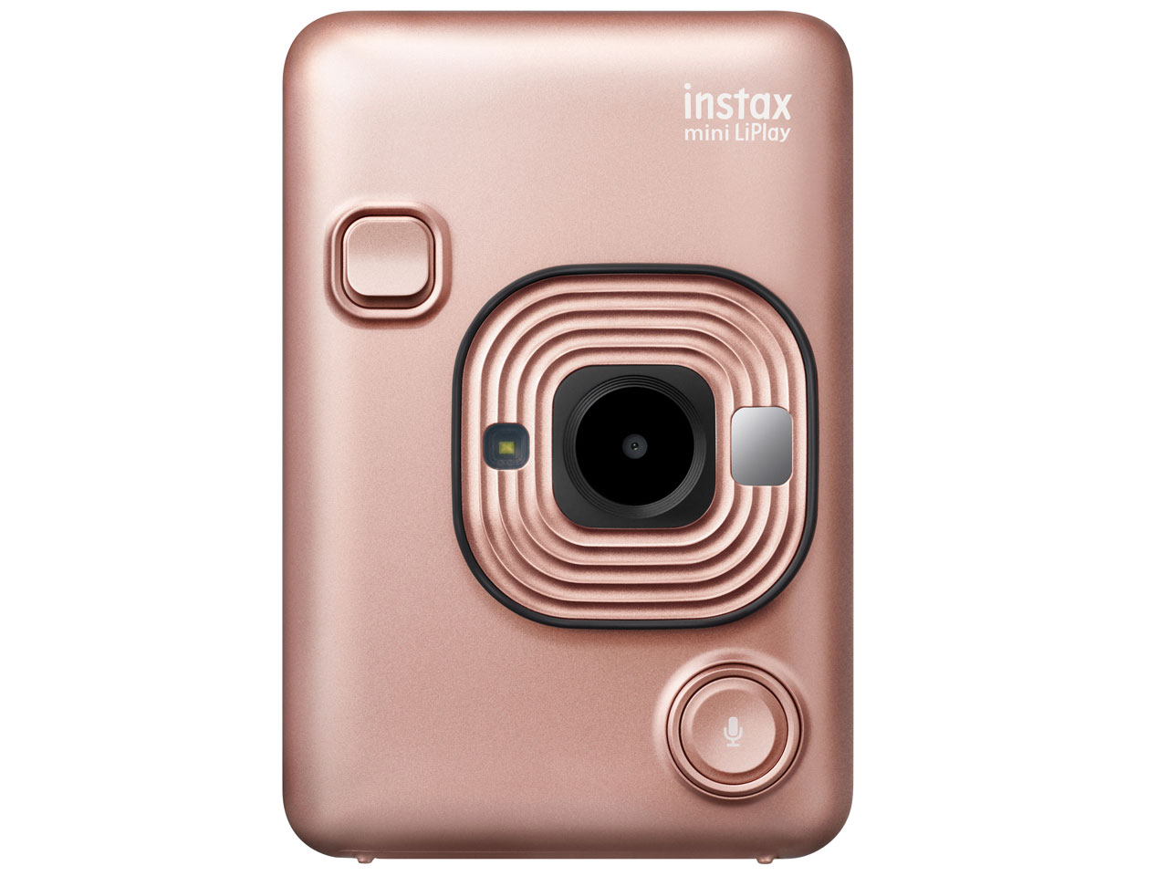 インスタントカメラ instax mini LiPlay チェキ [ブラッシュゴールド]