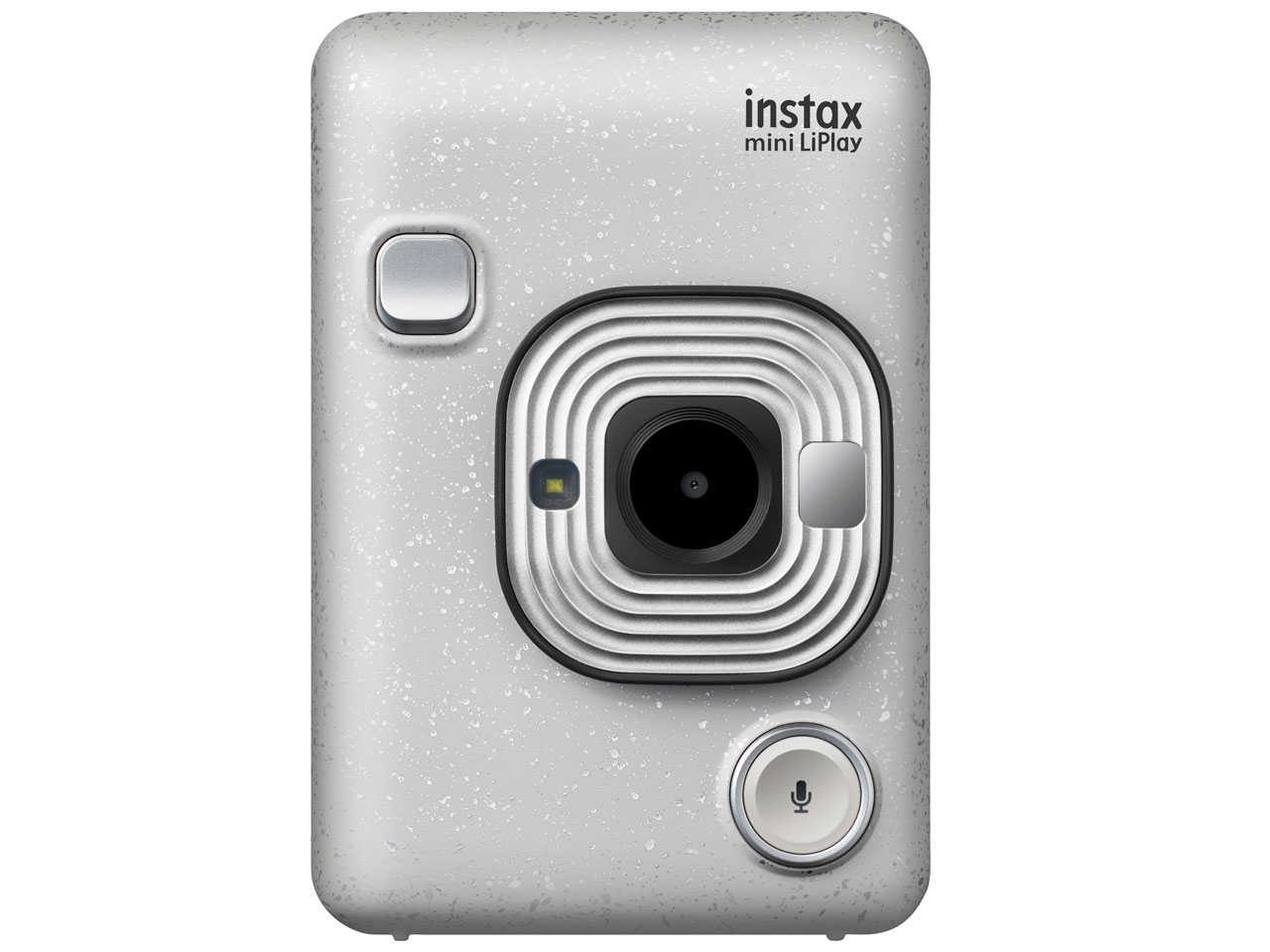 インスタントカメラ instax mini LiPlay チェキ [ストーンホワイト]