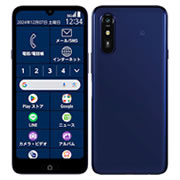 らくらくスマートフォン Lite MR01 SIMフリー [ディープブルー]