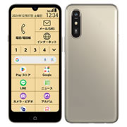 らくらくスマートフォン Lite MR01 SIMフリー [ゴールド]