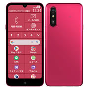 らくらくスマートフォン Lite MR01 SIMフリー [マゼンタ]
